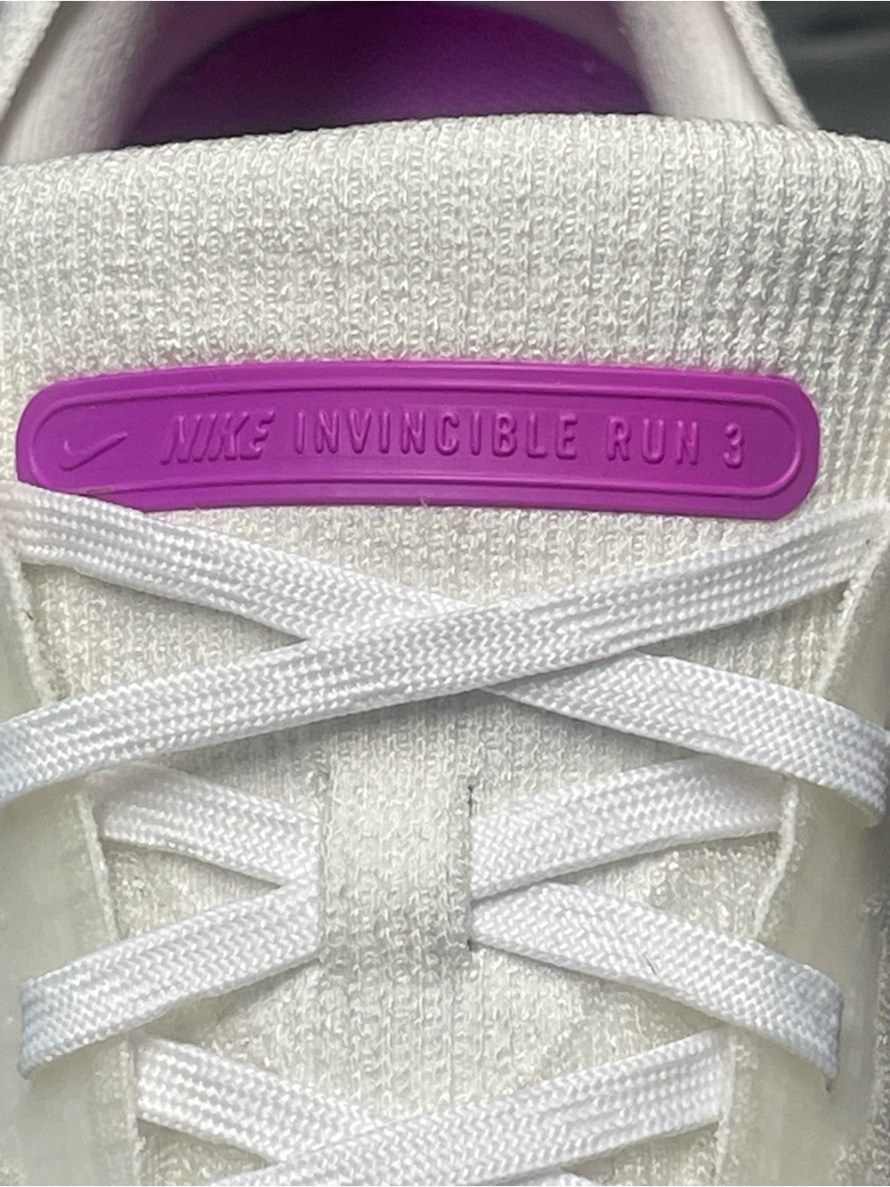 Nike ZoomX Invincible Run 3 Women’s White/Purple Sneakers Size 8.5 - Picture 5 of 16